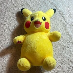 Build a banner, Pikachu plush